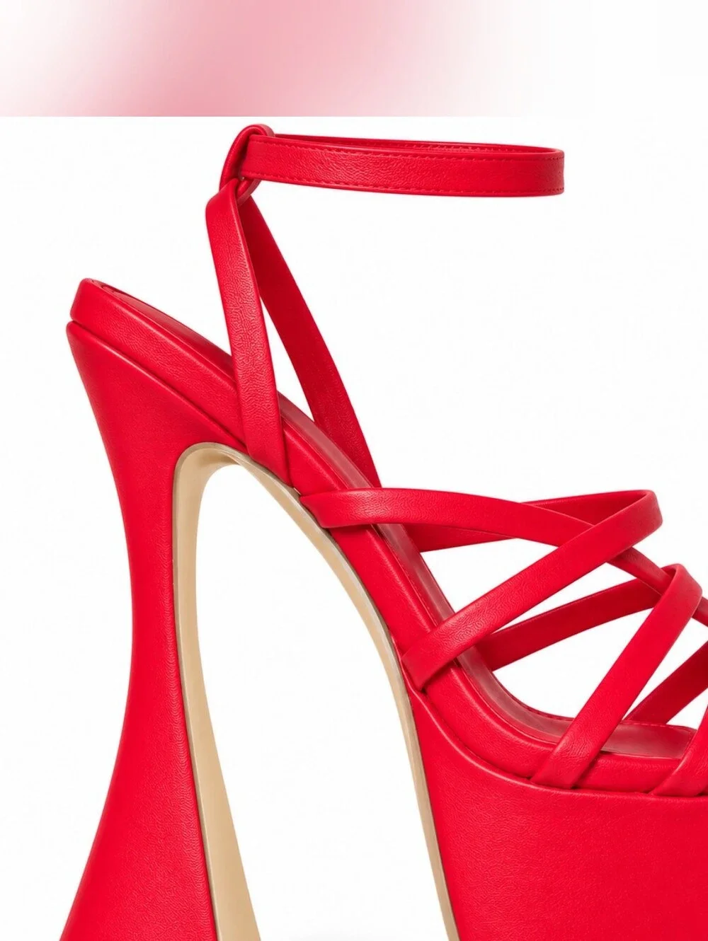 Liliana “CHAI” Red Platform Heels – Women’s Size 8 – New in Box